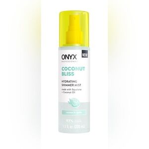 ONYX Professional Hydrating Shimmer Hair + Body Mist, Coconut Bliss 6.5 fl oz.